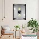 Quadro Decorativo Abstrato Matéria Minimalista 100x76 Cm | Co